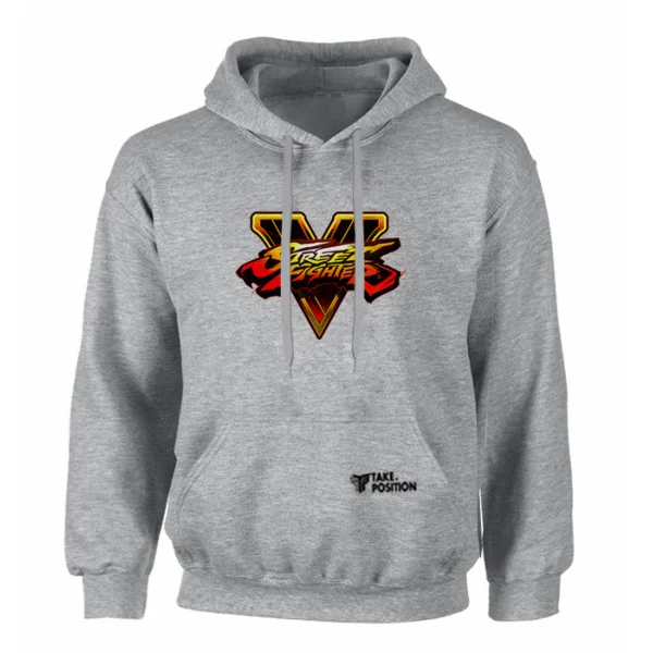 Φωτογραφία προϊόντος: Takeposition Classic Παιδική φούτερ με κουκούλα Street fighter V Logo, Γκρι, 811-4746-07