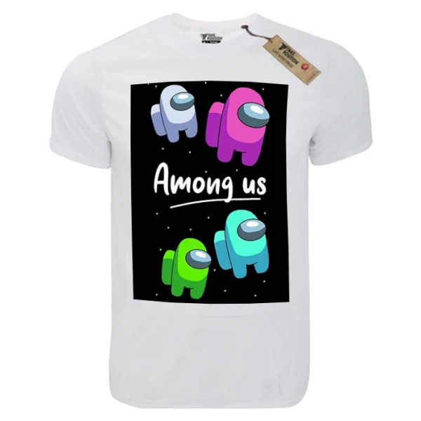 Φωτογραφία προϊόντος: T-shirt unisex Takeposition T-cool λευκό Among us Game up, 900-4531