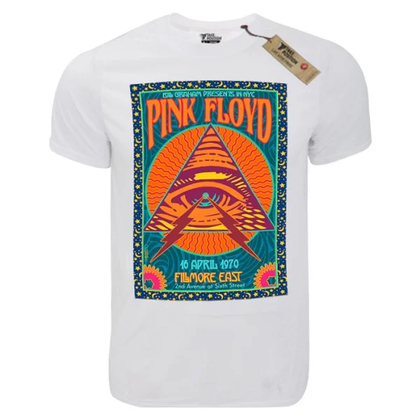 Φωτογραφία προϊόντος: T-shirt unisex Takeposition T-cool λευκό Pink floyd in NYC, 900-7573