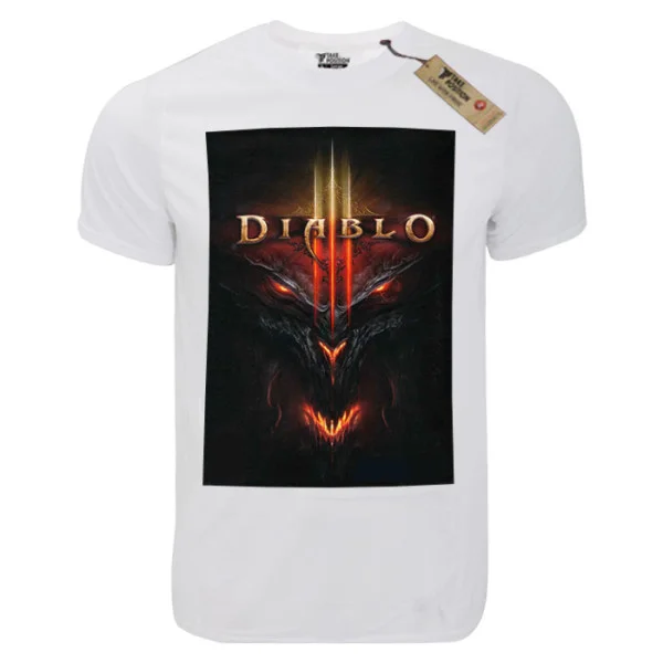 Φωτογραφία προϊόντος: T-shirt unisex Takeposition T-cool λευκό Diablo, 900-4552