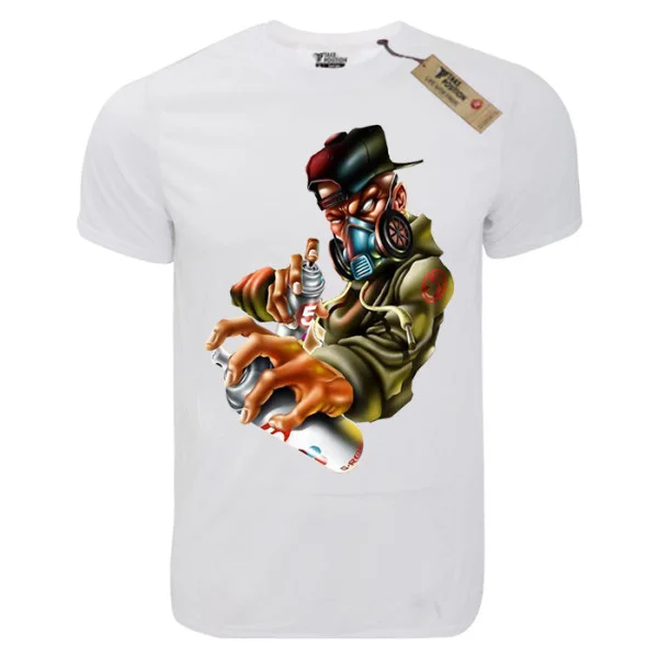 Φωτογραφία προϊόντος: T-shirt unisex Takeposition T-cool λευκό Graffity, 900-2000