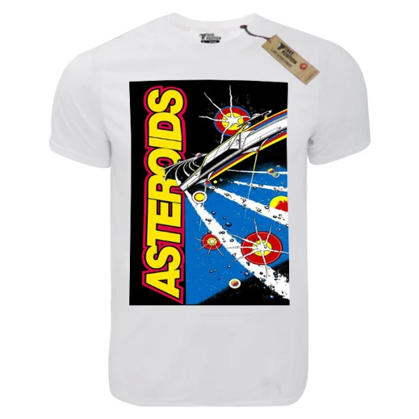 Φωτογραφία προϊόντος: T-shirt unisex Takeposition T-cool λευκό Asteroids 900-4599