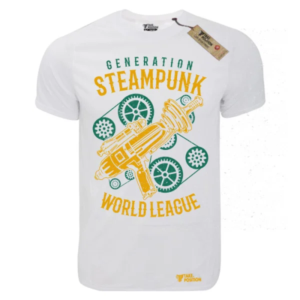 Φωτογραφία προϊόντος: T-shirt unisex Takeposition T-cool λευκό Generation Steapunk, 900-2019