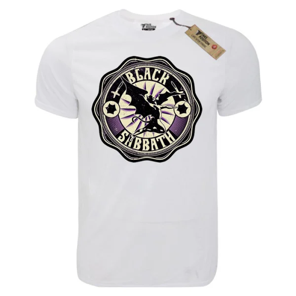 Φωτογραφία προϊόντος: TakePosition T-shirt unisex T-cool λευκό Black Sabbath patch, 900-7669