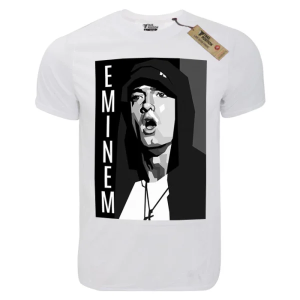 Φωτογραφία προϊόντος: T-shirt unisex Takeposition T-cool λευκό Eminem graphic, 900-7520