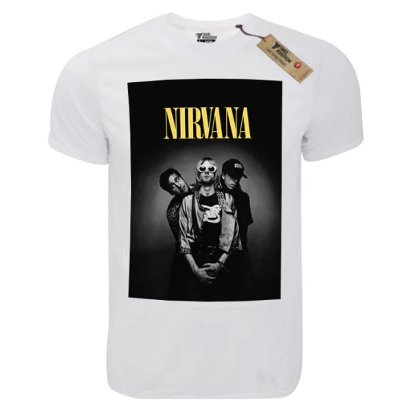 Φωτογραφία προϊόντος: T-shirt unisex Takeposition T-cool λευκό Nirvana group, 900-7501