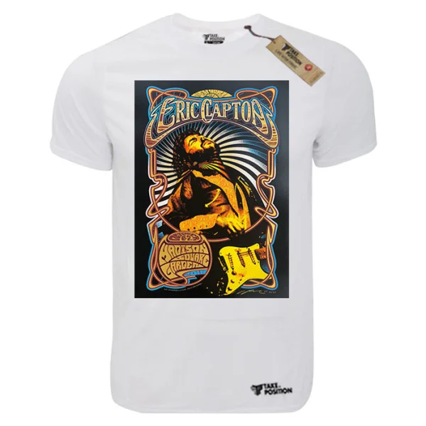 Φωτογραφία προϊόντος: TakePosition T-shirt unisex T-cool λευκό Eric Clapton MadisonSquare Garden, 900-7713