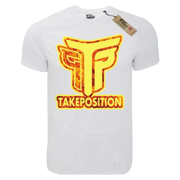 Φωτογραφία προϊόντος: TakePosition T-shirt unisex T-cool λευκό Logo, 900-0033-17