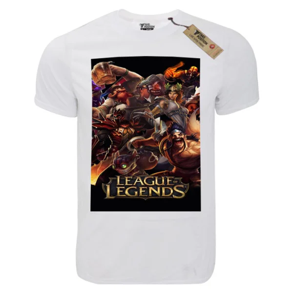 Φωτογραφία προϊόντος: T-shirt unisex Takeposition T-cool λευκό League of Legends Poster, 900-4573
