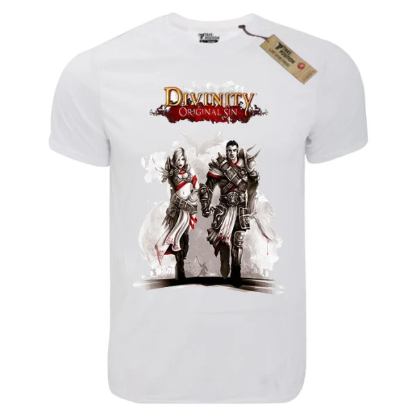 Φωτογραφία προϊόντος: T-shirt unisex Takeposition T-cool λευκό Divinity original sin 1, 900-4555