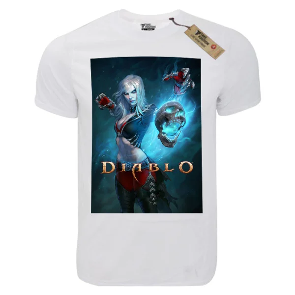 Φωτογραφία προϊόντος: T-shirt unisex Takeposition T-cool λευκό Diablo Rush, 900-4553