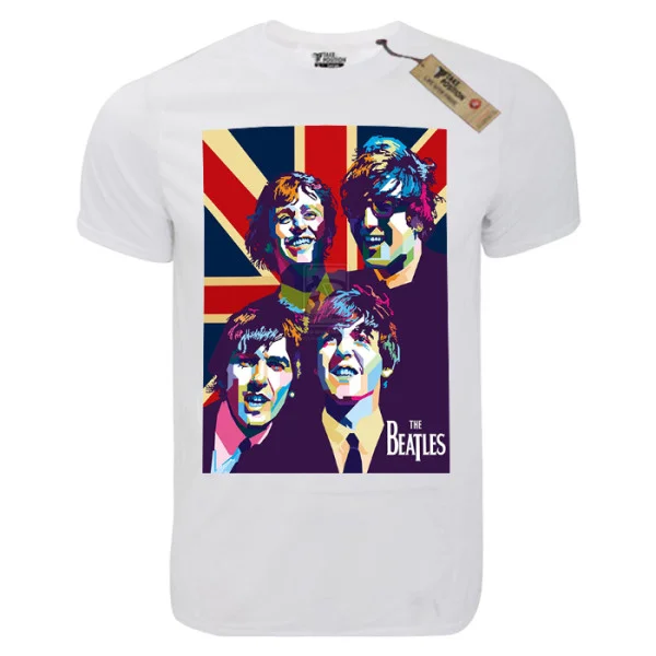 Φωτογραφία προϊόντος: T-shirt unisex Takeposition T-cool λευκό The Beatles art, 900-7647