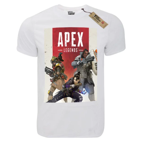 Φωτογραφία προϊόντος: T-shirt unisex Takeposition T-cool λευκό Apex Legents poster 900-4534