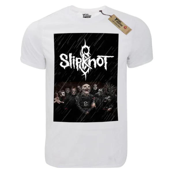 Φωτογραφία προϊόντος: T-shirt unisex Takeposition T-cool λευκό Slipknot rain, 900-7561