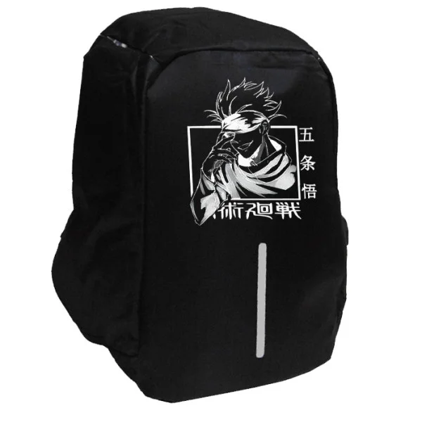 Φωτογραφία προϊόντος: Takeposition Anime Jujutsu Kaisen Σχολική τσάντα Razor 1κεντρική θέση Rpet 600D 44Y x 34Μ x 10Π, Μαύρο, 973-1307-02