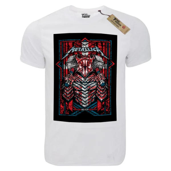 Φωτογραφία προϊόντος: T-shirt unisex Takeposition T-cool λευκό Metallica Warrior, 900-7545