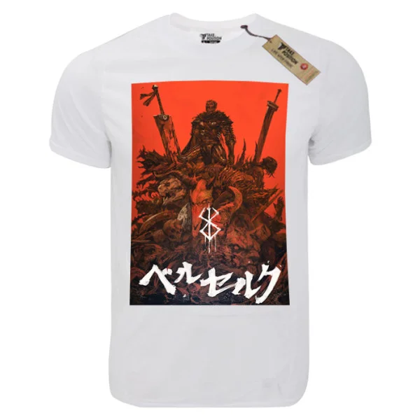 Φωτογραφία προϊόντος: T-shirt unisex Takeposition T-cool λευκό Berserk, 900-1022