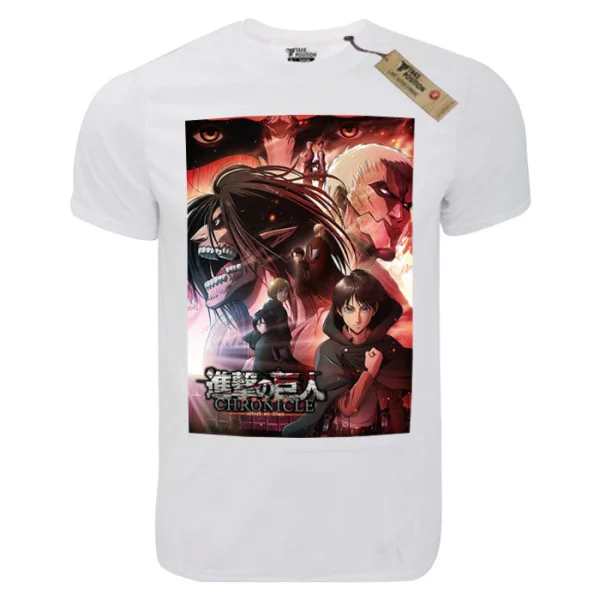 Φωτογραφία προϊόντος: T-shirt unisex Takeposition T-cool λευκό Attack on Titan Chronicle, 900-1027