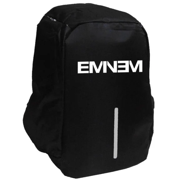 Φωτογραφία προϊόντος: Takeposition Eminem logo Σακίδιο πλάτης Razor 1κεντρική θέση Rpet 600D 44Y x 34Μ x 10Π Μαύρο, 973-7516-02