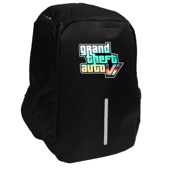 Φωτογραφία προϊόντος: Takeposition Grand theft auto Σχολική τσάντα Razor 1κεντρική θέση Rpet 600D 44Y x 34Μ x 10Π, Μαύρο, 973-4724-02