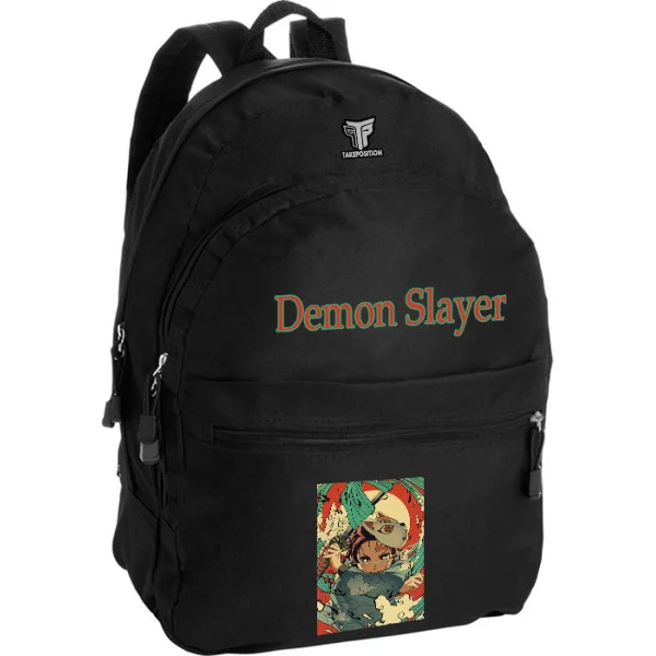 Φωτογραφία προϊόντος: Takeposition Pearl Σακίδιο πλάτης Anime Demon Slayer, 1 Κεντρικές θέσεις, 40.5x31x15cm ,Μαύρο, 976-1040-02