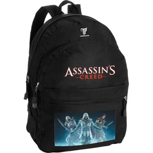 Φωτογραφία προϊόντος: Takeposition Pearl Σακίδιο πλάτης Assassin Creed, 1 Κεντρικές θέσεις, 40.5x31x15cm ,Μαύρο, 976-4550-02