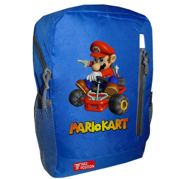 Φωτογραφία προϊόντος: Takeposition Kidy Σακίδιο νηπίων Mario Kart, 1 κεντρική θέση ,Μπλε, 974-1171-10