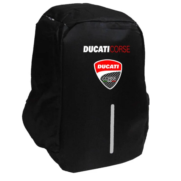 Φωτογραφία προϊόντος: Takeposition Ducati course Σακίδιο πλάτης Razor 1κεντρική θέση Rpet 600D 44Y x 34Μ x 10Π Μαύρο, 973-9068-02