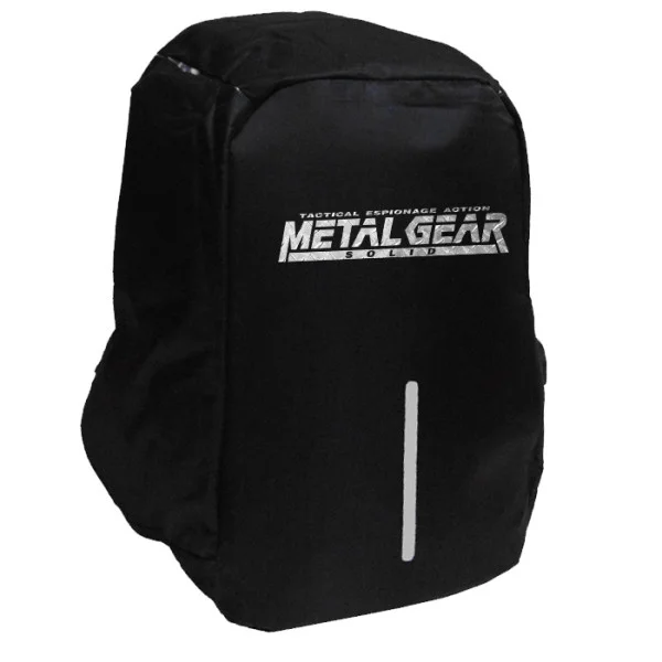 Φωτογραφία προϊόντος: Takeposition Metal Gear Logo Σχολική τσάντα Razor 1κεντρική θέση Rpet 600D 44Y x 34Μ x 10Π, Μαύρο, 973-4748-02