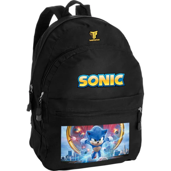 Φωτογραφία προϊόντος: Takeposition Pearl Σακίδιο πλάτης Anime Sonic runner, 1 Κεντρικές θέσεις, 40.5x31x15cm ,Μαύρο, 976-1031-02