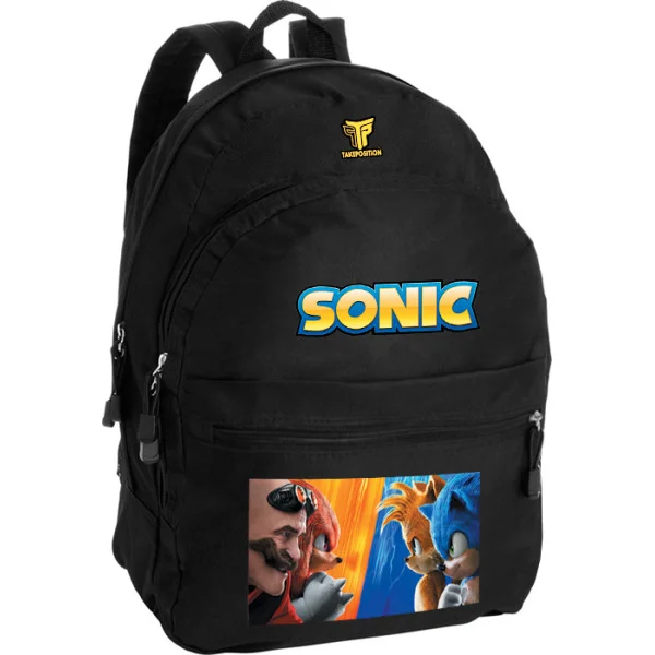 Φωτογραφία προϊόντος: Takeposition Pearl Σακίδιο πλάτης Anime Sonic seires, 1 Κεντρικές θέσεις, 40.5x31x15cm ,Μαύρο, 976-1030-02