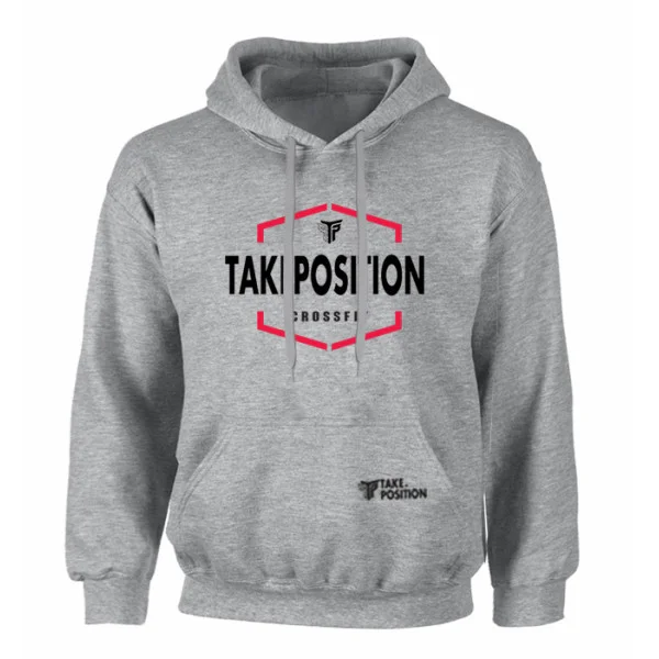 Φωτογραφία προϊόντος: Takeposition Classic Παιδική φούτερ με κουκούλα Crossfit Passion, Γκρι, 811-5593-07