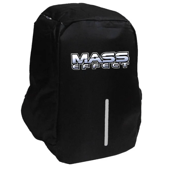 Φωτογραφία προϊόντος: Takeposition Mass Effect Logo Σχολική τσάντα Razor 1κεντρική θέση Rpet 600D 44Y x 34Μ x 10Π, Μαύρο, 973-4747-02