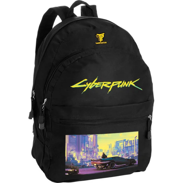 Φωτογραφία προϊόντος: Takeposition Pearl Σακίδιο πλάτης Cyberpunk, 1 Κεντρικές θέσεις, 40.5x31x15cm ,Μαύρο, 976-4509-02