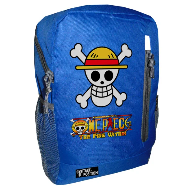Φωτογραφία προϊόντος: Takeposition Kidy Σακίδιο νηπίων Anime One Piece Straw Hat, 1 κεντρική θέση ,Μπλε, 974-1059-10