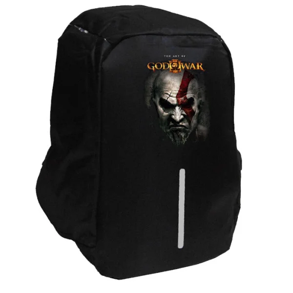 Φωτογραφία προϊόντος: Takeposition God of War Σχολική τσάντα Razor 1κεντρική θέση Rpet 600D 44Y x 34Μ x 10Π, Μαύρο, 973-4513-02