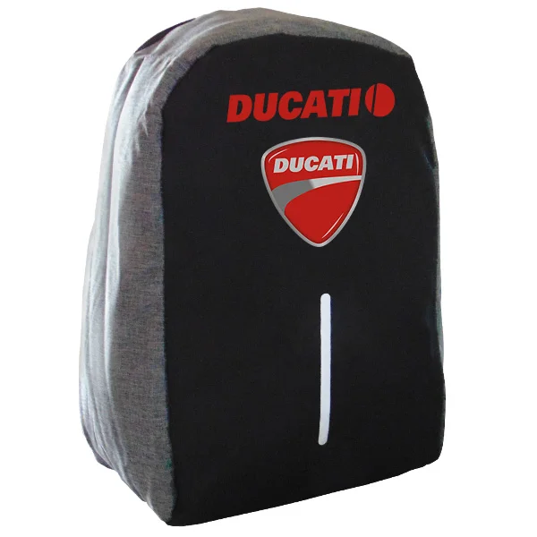 Φωτογραφία προϊόντος: Takeposition Ducati Σακίδιο πλάτης Razor 1κεντρική θέση Rpet 600D 44Y x 34Μ x 10Π Μαύρο/γκρι 973-9056