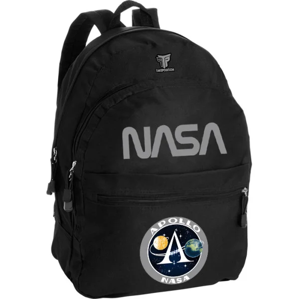 Φωτογραφία προϊόντος: Takeposition Pearl Σακίδιο πλάτης Apollo Nasa, 1 Κεντρικές θέσεις, 40.5x31x15cm ,Μαύρο, 976-4004-02