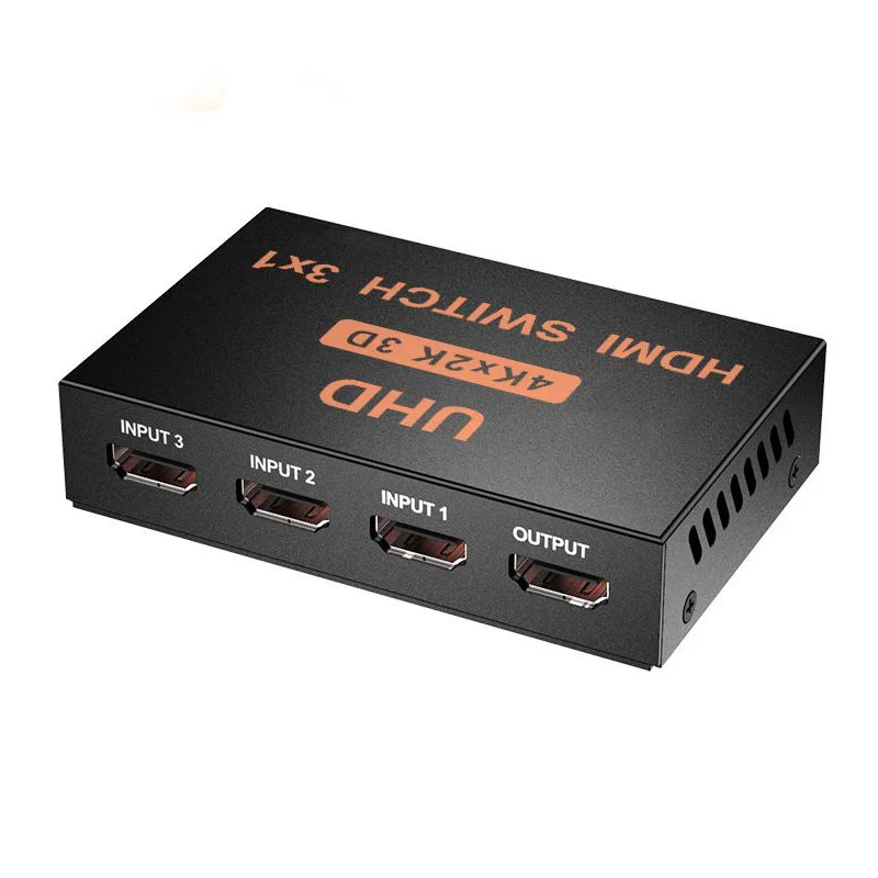 Φωτογραφία προϊόντος: ATC Electronics HDMI Switch Μεταλλικό 3in/1out - HDMI Switch 4Κ x 2K