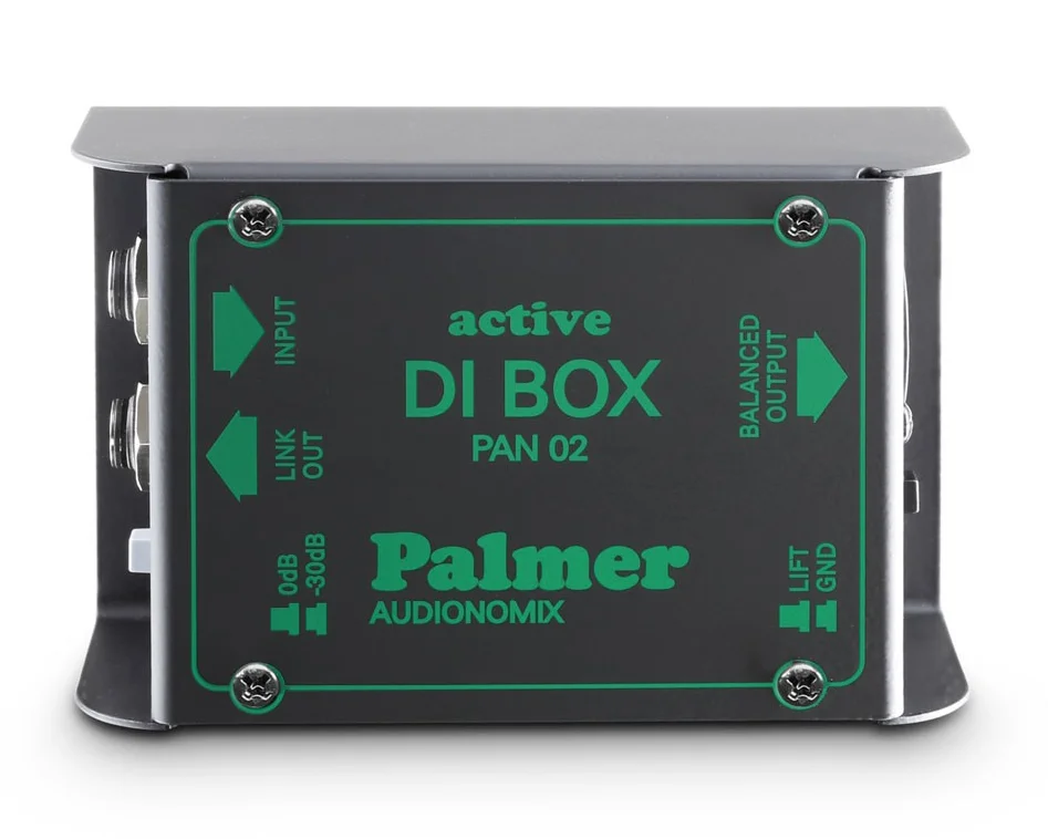 Φωτογραφία προϊόντος: Palmer PAN 02 - Ενεργό DI Box με είσοδο Jack και έξοδο Link Out σε jack
