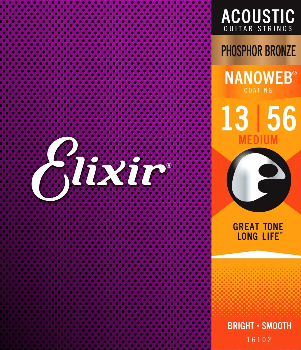 Φωτογραφία προϊόντος: Elixir 16102 - Σετ χορδών ακουστικής κιθάρας 013-056