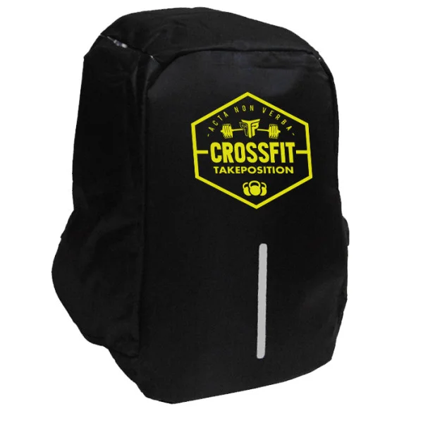 Φωτογραφία προϊόντος: Takeposition Crosffit club Σακίδιο πλάτης Razor 1κεντρική θέση Rpet 600D 44Y x 34Μ x 10Π Μαύρο, 973-5573-02