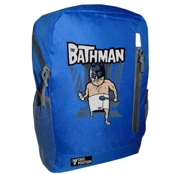 Φωτογραφία προϊόντος: Takeposition Kidy Σακίδιο νηπίων Bathman, 1 κεντρική θέση ,Μπλε, 974-1570-10