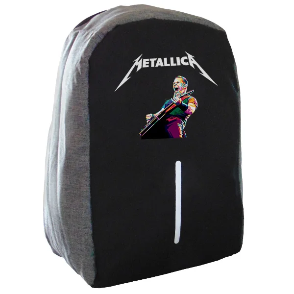 Φωτογραφία προϊόντος: Takeposition Metallica Σακίδιο πλάτης Razor 1κεντρική θέση Rpet 600D 44Y x 34Μ x 10Π Μαύρο/γκρι 973-7501