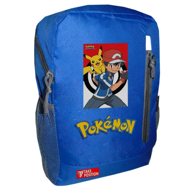 Φωτογραφία προϊόντος: Takeposition Kidy Σακίδιο νηπίων Anime Ash and Pikachu in act, 1 κεντρική θέση ,Μπλε, 974-1035-10