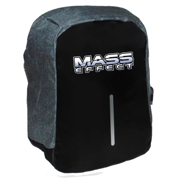 Φωτογραφία προϊόντος: Takeposition Mass Effect Σακίδιο πλάτης Razor 1κεντρική θέση Rpet 600D 44Y x 34Μ x 10Π Μαύρο/γκρι 973-4747-07