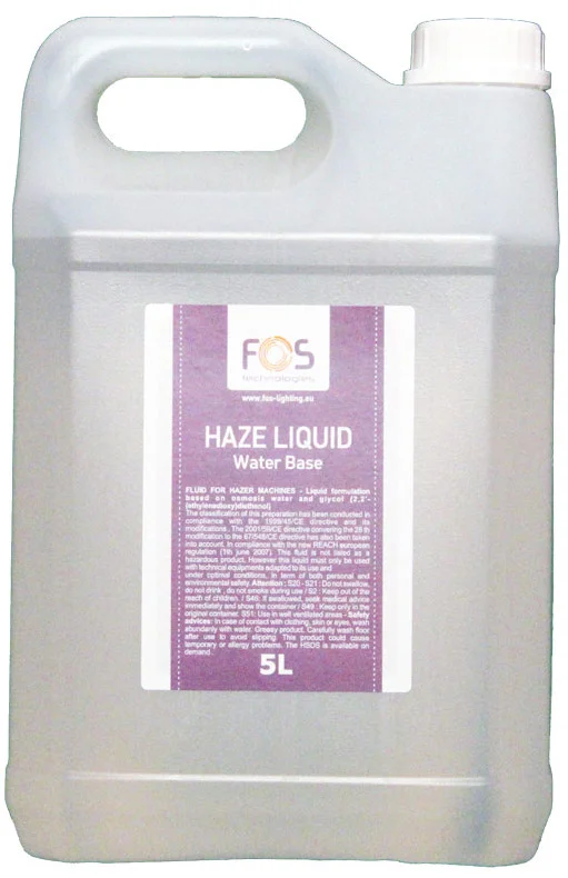 Φωτογραφία προϊόντος: Fos Technologies FOG LIQUID HAZE 5L - Υγρό για μηχανές Haze (Water Base) 5 liters