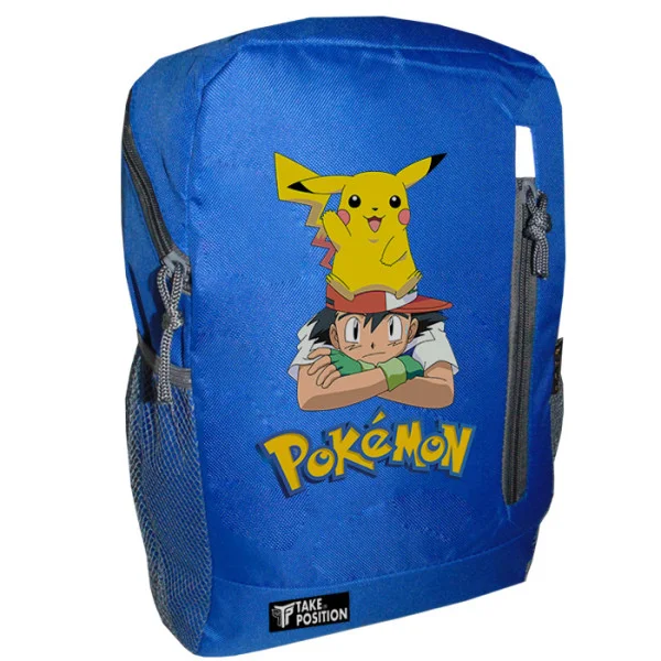Φωτογραφία προϊόντος: Takeposition Kidy Σακίδιο νηπίων Anime Ash and Pikachu, 1 κεντρική θέση ,Μπλε, 974-1093-10