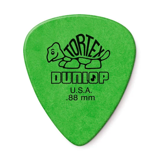 Φωτογραφία προϊόντος: Dunlop 418R-0.88 - Πένα Tortex Standard Green 0.88mm