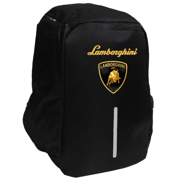 Φωτογραφία προϊόντος: Takeposition Lamborghini logo Σακίδιο πλάτης Razor 1κεντρική θέση Rpet 600D 44Y x 34Μ x 10Π Μαύρο, 973-9058-02